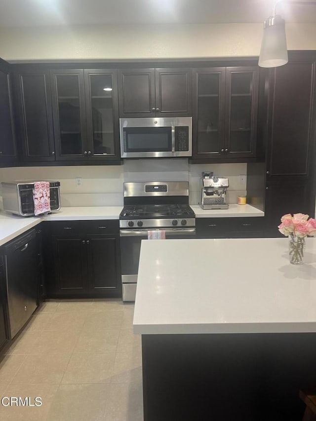 kitchen with stainless steel appliances