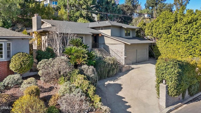 view of front of home with a patio