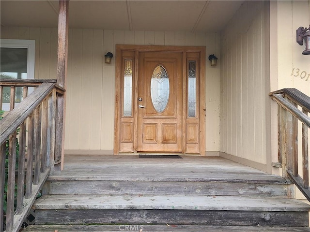 view of entrance to property