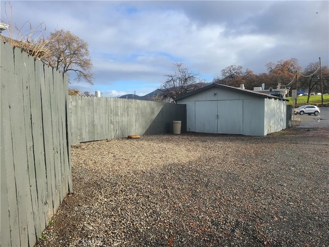 view of outbuilding