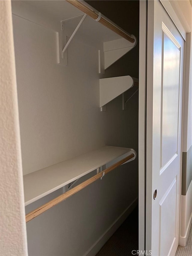 view of closet