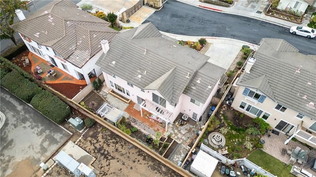 bird's eye view featuring a residential view