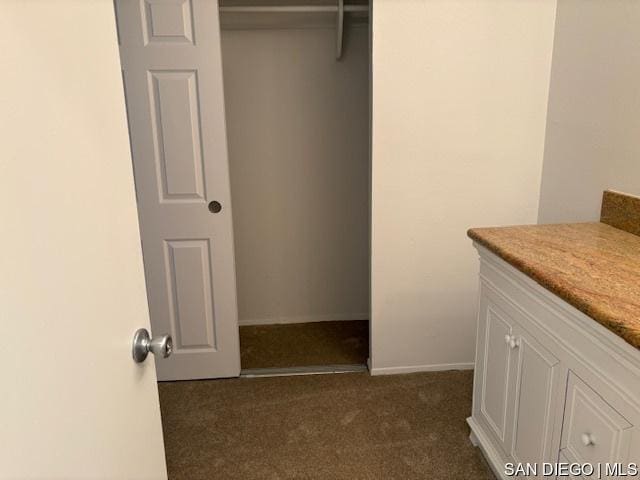 view of closet