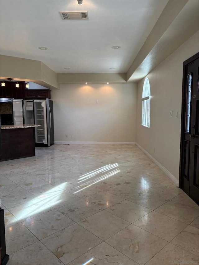 view of unfurnished living room