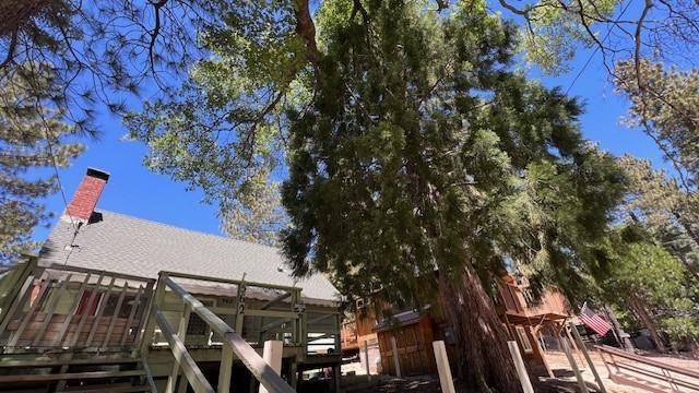 view of rear view of property