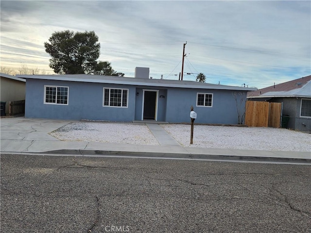 view of ranch-style house