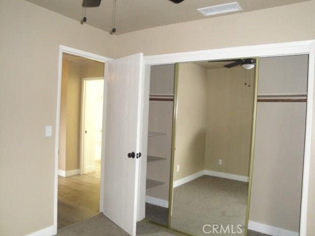 view of closet