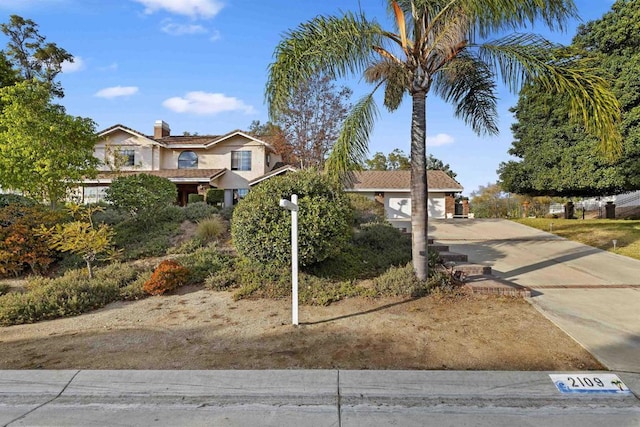 view of front of property