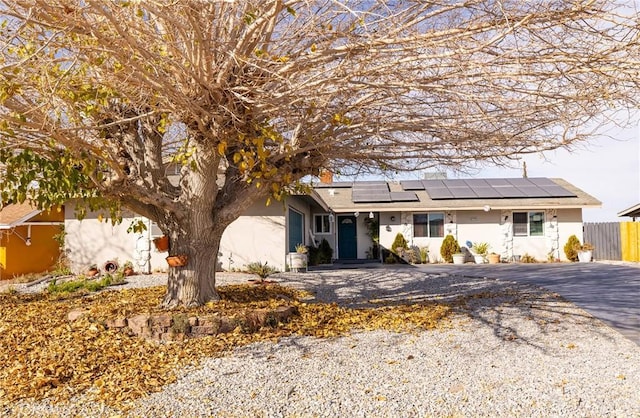 view of ranch-style home