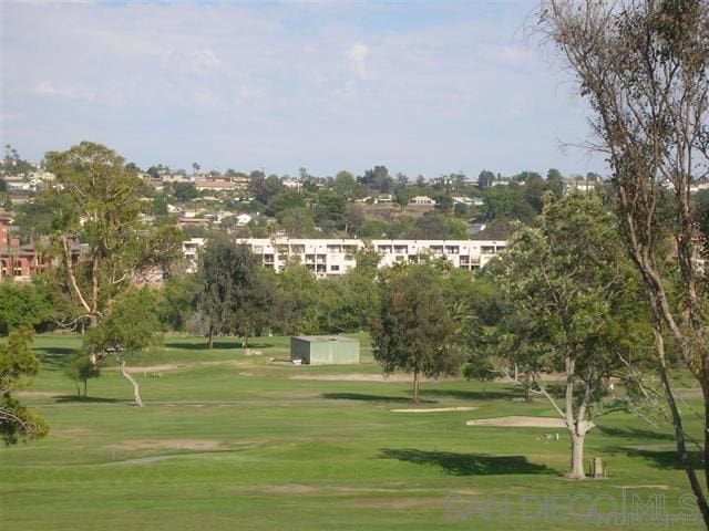 view of community featuring a lawn