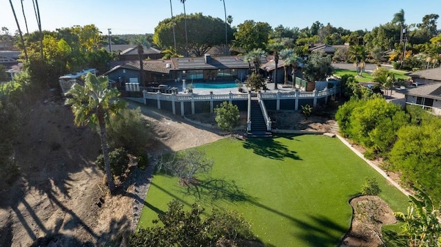 5455 Toyon Rd, San Diego, CA 92115 - drone / aerial view of a pool area
