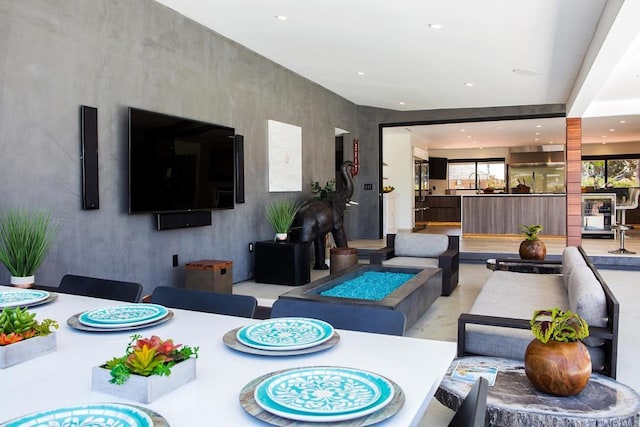 5455 Toyon Rd, San Diego, CA 92115 - living room featuring recessed lighting