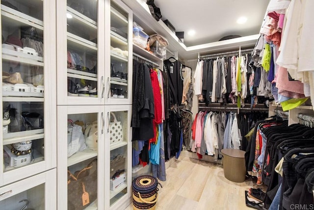 5455 Toyon Rd, San Diego, CA 92115 - spacious closet with wood finished floors