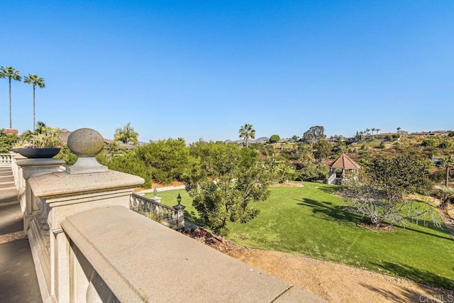 5455 Toyon Rd, San Diego, CA 92115 - view of green lawn featuring a gazebo
