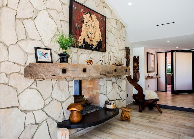 5455 Toyon Rd, San Diego, CA 92115 - detailed view of wood finished floors and recessed lighting
