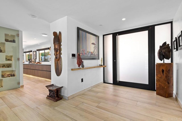 5455 Toyon Rd, San Diego, CA 92115 - foyer featuring light wood-style floors