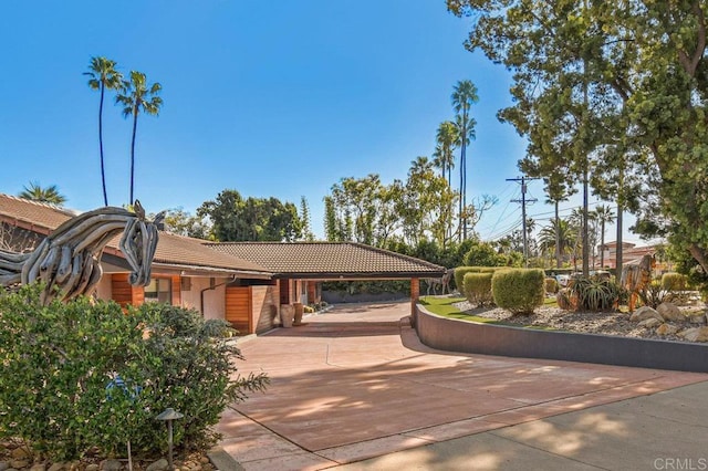 5455 Toyon Rd, San Diego, CA 92115 - view of front of house featuring a tile roof