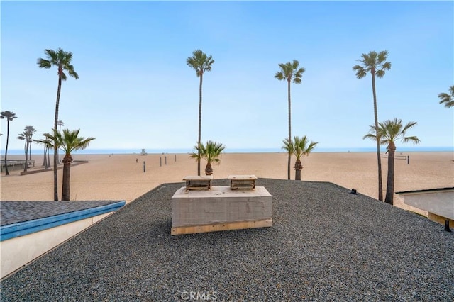 1510 W Oceanfront, Newport Beach, CA 92663 - view of yard with a water view