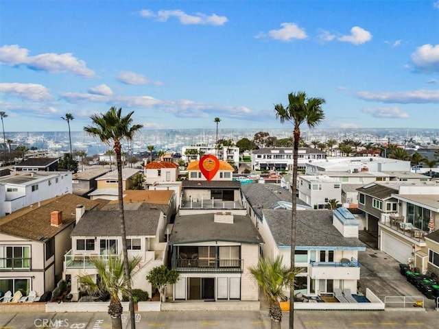 1510 W Oceanfront, Newport Beach, CA 92663 - aerial view featuring a residential view