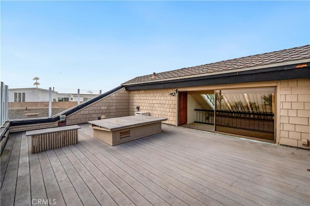 1510 W Oceanfront, Newport Beach, CA 92663 - view of wooden terrace
