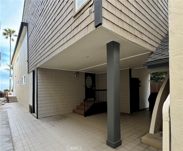 1510 W Oceanfront, Newport Beach, CA 92663 - view of patio with entry steps