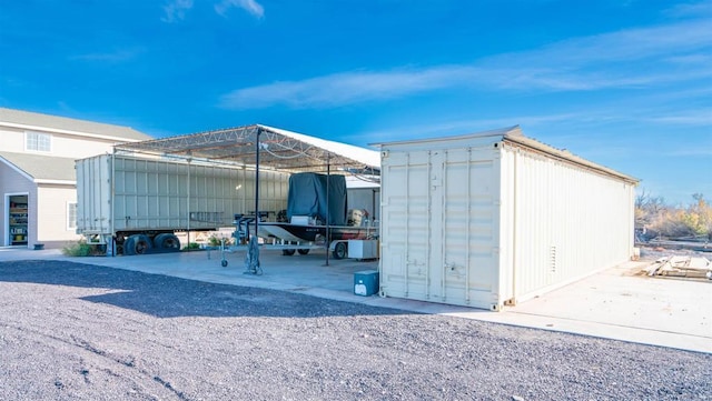 view of outbuilding