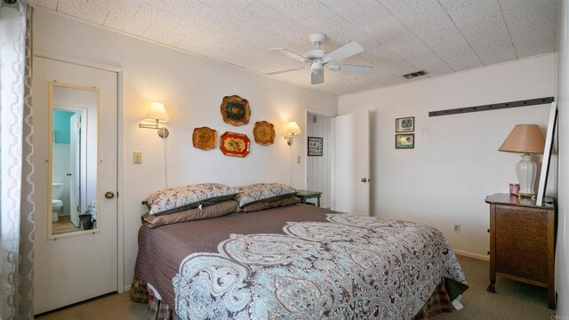 2564 Walters Camp Rd, Winterhaven, CA 92283 - carpeted bedroom with ceiling fan
