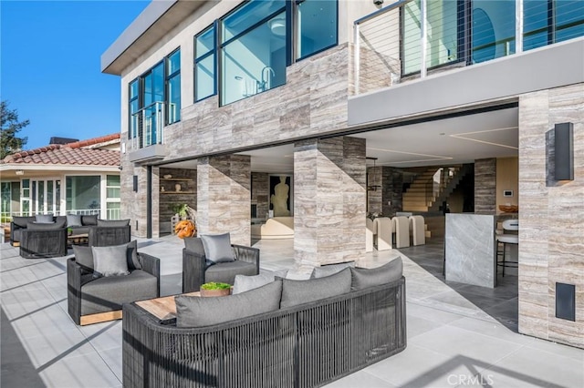 433 Harbor Island Dr, Newport Beach, CA 92660 - patio / terrace featuring outdoor lounge area and a patio area