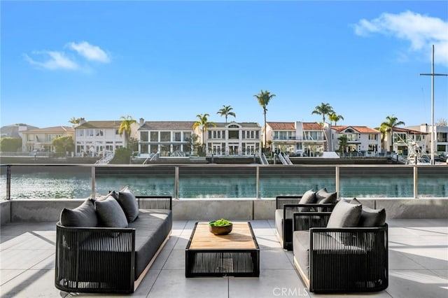 view of swimming pool with outdoor lounge area