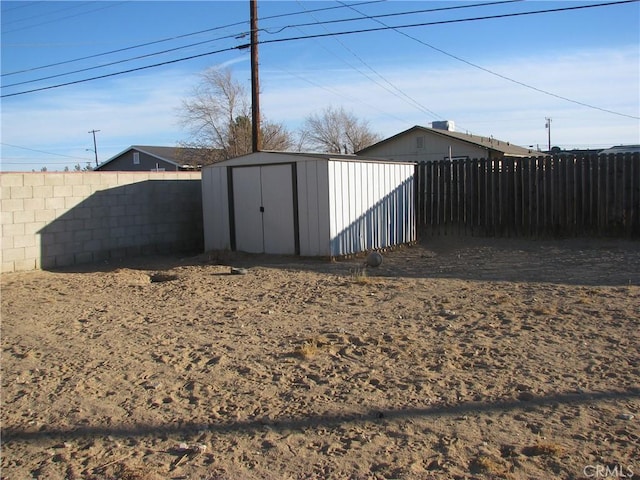 view of outdoor structure