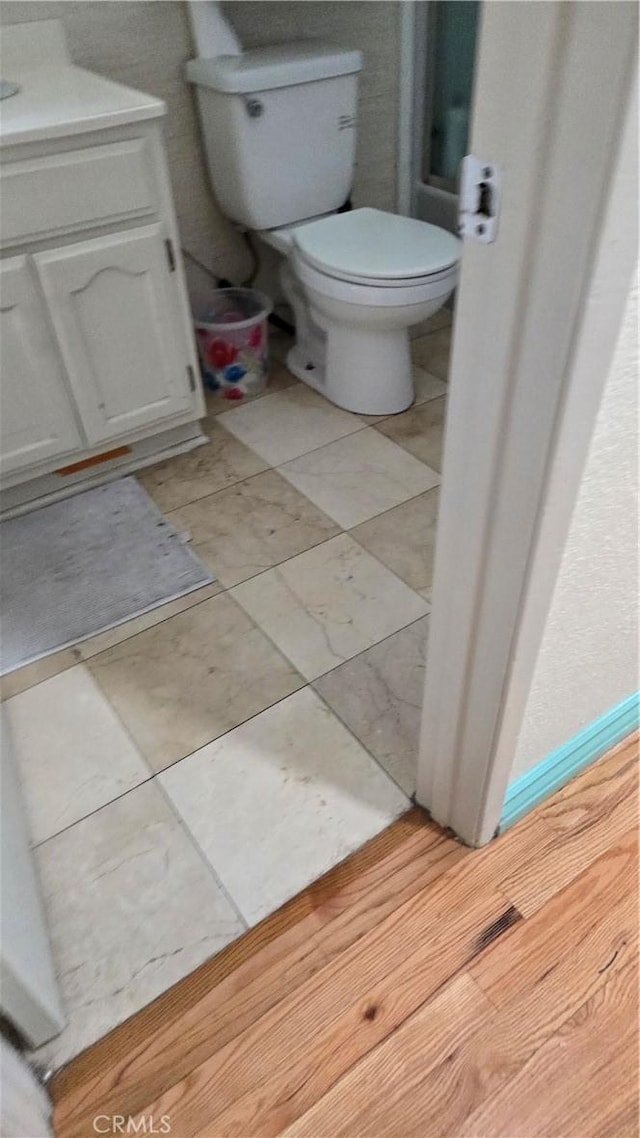 bathroom featuring toilet