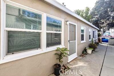 view of property exterior featuring a patio area