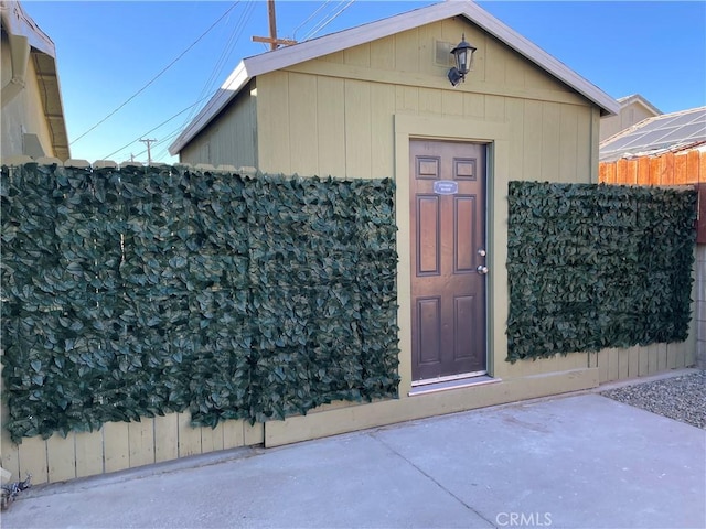 view of entrance to property