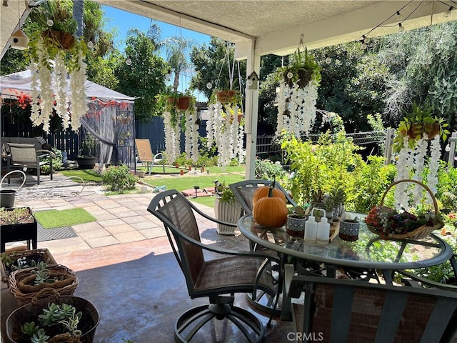 view of patio