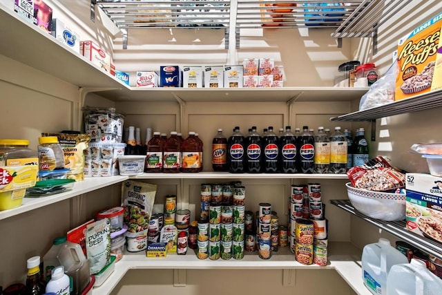 view of pantry