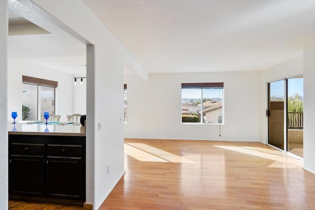 interior space featuring light hardwood / wood-style flooring