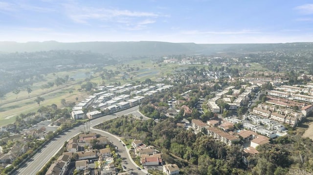 aerial view featuring a mountain view