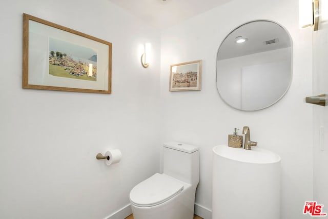 bathroom with toilet