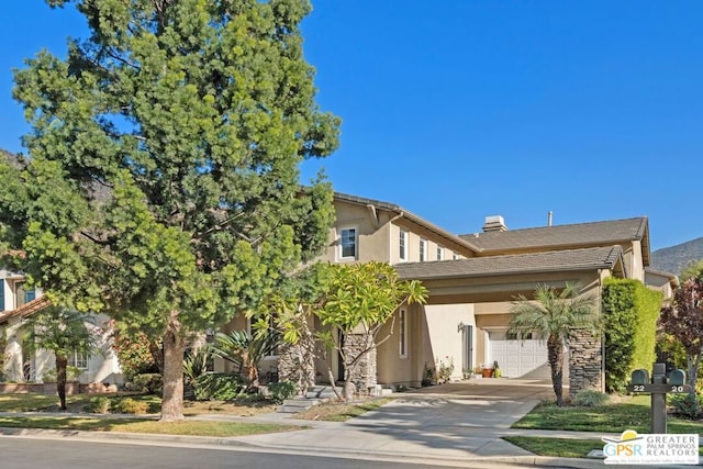 view of front of home