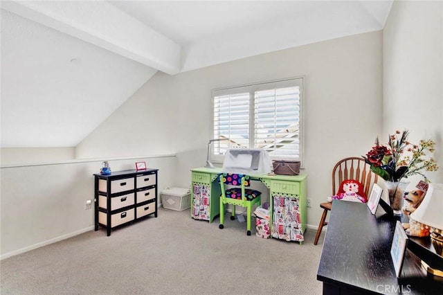 playroom featuring carpet flooring