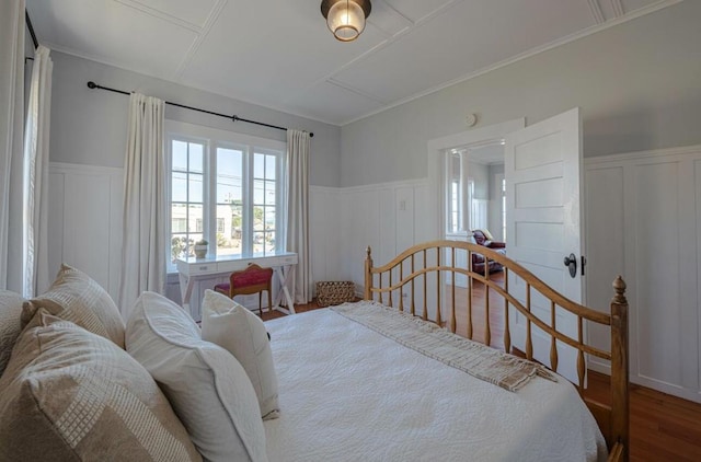 bedroom featuring hardwood / wood-style floors