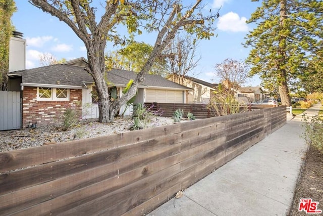 ranch-style house with a garage