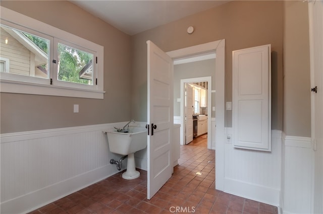 bathroom featuring tile patterned floors