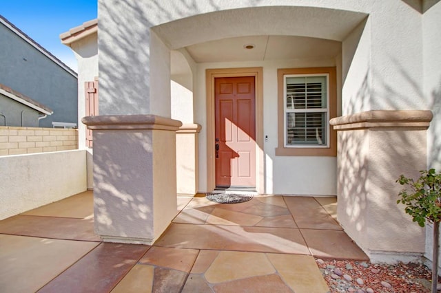 view of property entrance