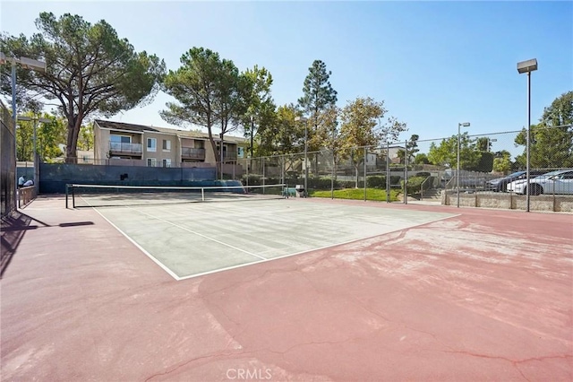 view of sport court