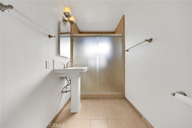 bathroom featuring tile patterned floors