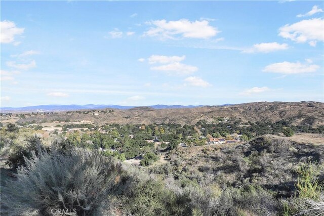 view of mountain feature