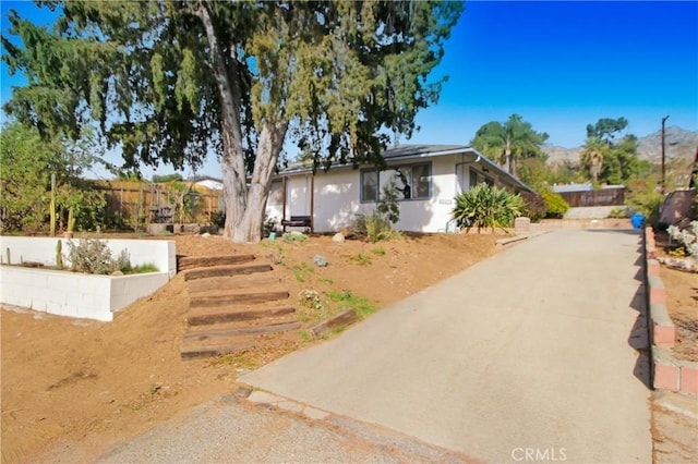 view of ranch-style home