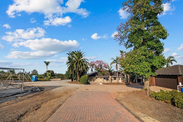 view of road