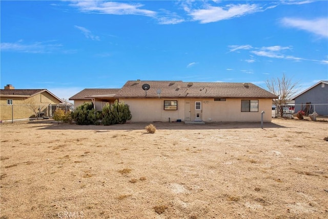 view of back of property